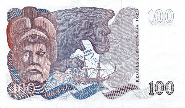 100 крон Швеции 1965-1985 года. Р-54 100 крон Швеции 1965-1985 года. Р-54