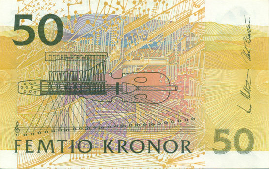 50 крон Швеции 1996-2003 года. Р-62 50 крон Швеции 1996-2003 года. Р-62