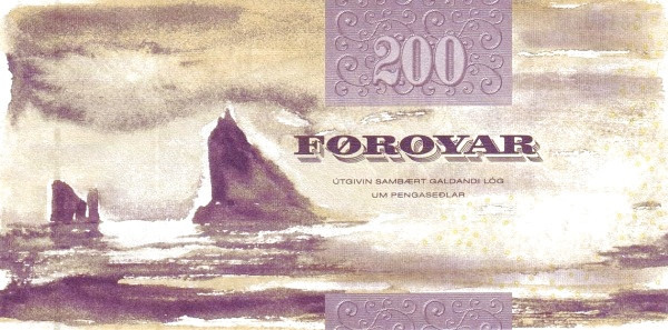 200 крон Фарерских островов 2003 года. Р-26 200 крон Фарерских островов 2003 года. Р-26