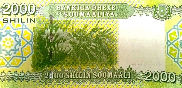 2000 шиллингов Сомали 2010 года. Р-W39