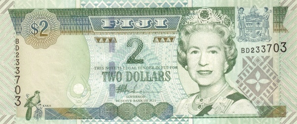 2 доллара Фиджи 2002 года. Р-104 2 доллара Фиджи 2002 года. Р-104