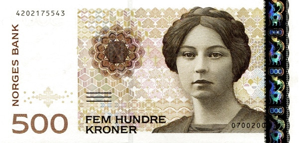 500 крон Норвегии 1999-2015 года. Р-51 500 крон Норвегии 1999-2015 года. Р-51