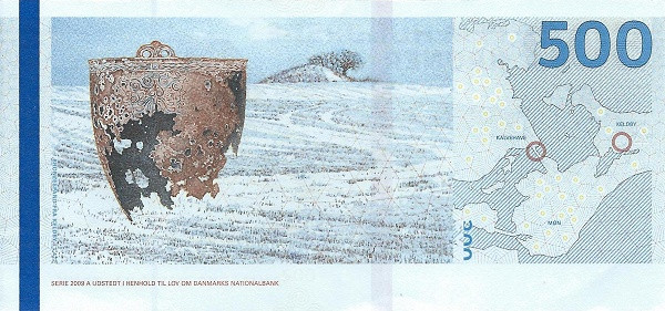 500 крон Дании 2019-2022 года. Р-73 500 крон Дании 2019-2022 года. Р-73