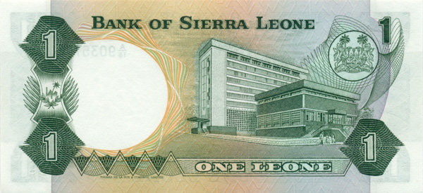 1 леоне Сьерра-Леоне 1974-1984 года. Р-5