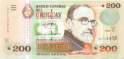 200 песо Уругвая 2006 года р89а