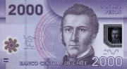 2000 песо Чили 2009-2021 года. Р-162 2000 песо Чили 2009-2021 года. Р-162