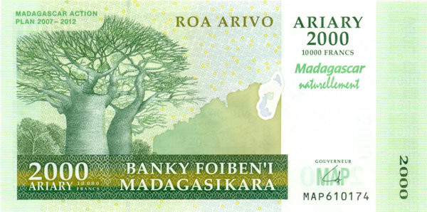 2000 ариари Мадагаскара 2007 года. р93