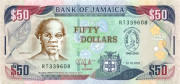 50 долларов Ямайки 2010 года p88 50 долларов Ямайки 2010 года p88