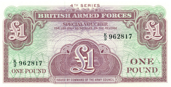 1 фунт Великобритании 1962 года. P-M36