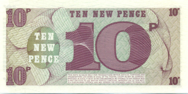 10 пенсов Великобритании 1972 года. P-M48