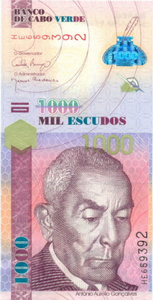1000 эскудо Кабо-Верде 2007 года. P-70