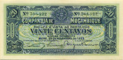 20 центов Мозамбика Beira 25.11.1933 года рR29 20 центов Мозамбика Beira 25.11.1933 года рR29