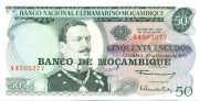 50 эскудо Мозамбика 27.10.1970(1976) года р116 50 эскудо Мозамбика 27.10.1970(1976) года р116