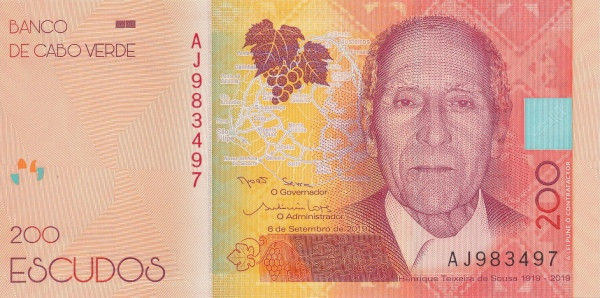 200 эскудо Кабо-Верде 2019 года. Р-W76 200 эскудо Кабо-Верде 2019 года. Р-W76