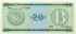 20 песо Кубы 1985 года. P-FX9