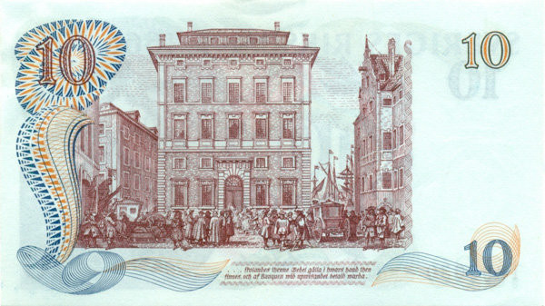 10 крон Швеции 1968 года. Р-56 10 крон Швеции 1968 года. Р-56