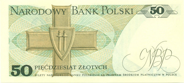 50 злотых Польши 1975-1988 года р142