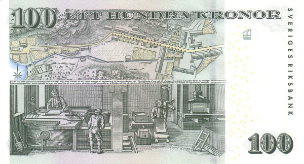 100 крон Швеции 2005 года Свеа. Р-68
