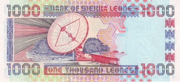 1000 леоне Сьерра-Леоне 2002-2006 года. Р-24