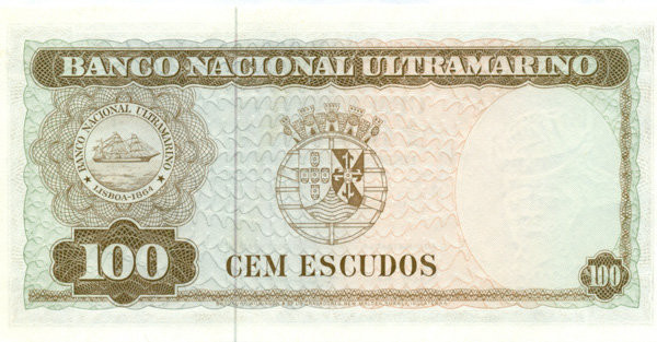 100 эскудо Тимора 25.04.1963 года р28a(6)