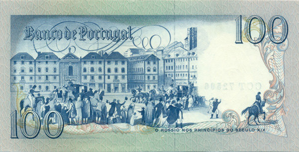 100 эскудо Португалии 1981 года p178b